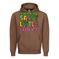 Chestnut sassy little clover st patrick s day Zipper Hoodie - Artiststas