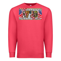 Cardinal 1776 4th of july license plate Premium Sweatshirt - BarkalooDesign