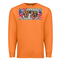 Carrot 1776 4th of july license plate Premium Sweatshirt - BarkalooDesign