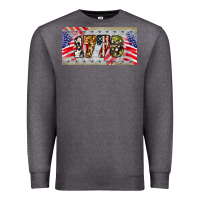 Charcoal Heather 1776 4th of july license plate Premium Sweatshirt - BarkalooDesign