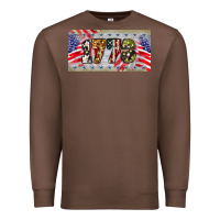 Chestnut 1776 4th of july license plate Premium Sweatshirt - BarkalooDesign