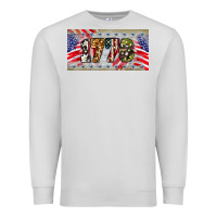 Dove Grey 1776 4th of july license plate Premium Sweatshirt - BarkalooDesign
