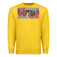 Lemon 1776 4th of july license plate Premium Sweatshirt - BarkalooDesign