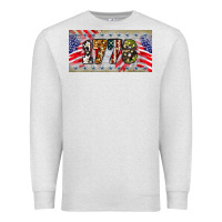Oatmeal Heather 1776 4th of july license plate Premium Sweatshirt - BarkalooDesign