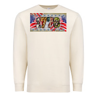 Sandshell 1776 4th of july license plate Premium Sweatshirt - BarkalooDesign
