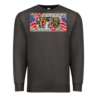 Smoke 1776 4th of july license plate Premium Sweatshirt - BarkalooDesign