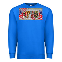 True Royal 1776 4th of july license plate Premium Sweatshirt - BarkalooDesign