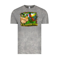 Cloud Rock It's St. Patrick's Day Rooster And Chicken Vintage Tee - RanaPortraitStore