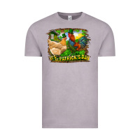 Vintage Zinc It's St. Patrick's Day Rooster And Chicken Vintage Tee - RanaPortraitStore