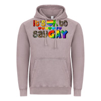 Vintage Zinc It's okay to say Gay pride Vintage Hoodie - CowGirlArtShop