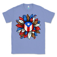 Colony Blue puerto rico sunflower Classic Tee - texasbilliewilder