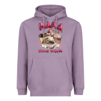 Lavender mama needs coffee Heavyweight Hoodie - BarkalooDesign