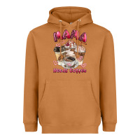 Meerkat mama needs coffee Heavyweight Hoodie - BarkalooDesign