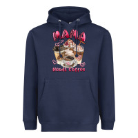 Navy mama needs coffee Heavyweight Hoodie - BarkalooDesign