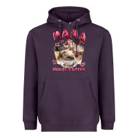 Plum mama needs coffee Heavyweight Hoodie - BarkalooDesign