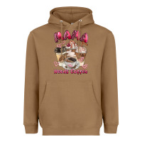 Toasted Coconut mama needs coffee Heavyweight Hoodie - BarkalooDesign