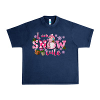 Navy i am snow cute Urban Heavy Tee - CowGirlArtShop