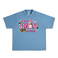 Pebble Blue i am snow cute Urban Heavy Tee - CowGirlArtShop