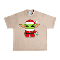 French Oak baby yoda christmas santa claus Urban Heavy Tee - trangStudio