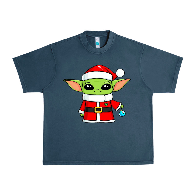 Baby Yoda Christmas Santa Claus Urban Heavy Tee by trangStudio | Teevron