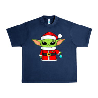 Navy baby yoda christmas santa claus Urban Heavy Tee - trangStudio
