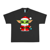 Pigment Black baby yoda christmas santa claus Urban Heavy Tee - trangStudio