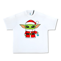 White baby yoda christmas santa claus Urban Heavy Tee - trangStudio
