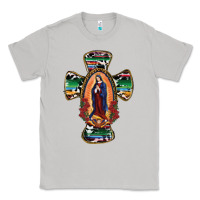 Moon Dust Our Lady Of Guadalupe Cross Classic Tee - RanaPortraitStore