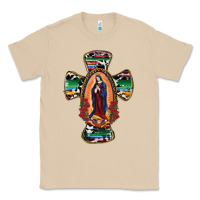 Mushroom Our Lady Of Guadalupe Cross Classic Tee - RanaPortraitStore