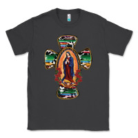 Smoke Our Lady Of Guadalupe Cross Classic Tee - RanaPortraitStore