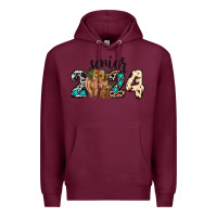 Burgundy Western Senior 2024 cow Premium Hoodie - RanaPortraitStore