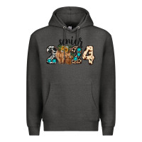 Charcoal Heather Western Senior 2024 cow Premium Hoodie - RanaPortraitStore