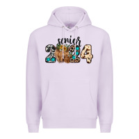 Lilac Western Senior 2024 cow Premium Hoodie - RanaPortraitStore