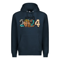 Navy Western Senior 2024 cow Premium Hoodie - RanaPortraitStore