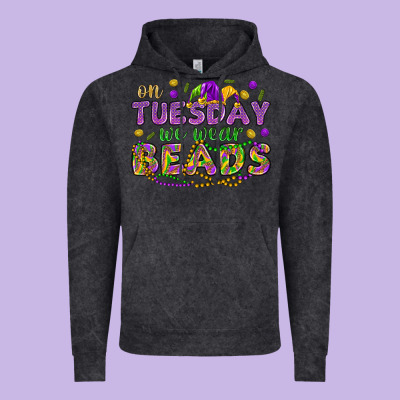 On Tuesday We Wear Beads Vintage Hoodie Designed By Howdyjamesfarm