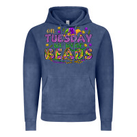 Vintage Denim On Tuesday we wear beads Vintage Hoodie - HowdyJamesFarm