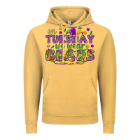 Vintage Mustard On Tuesday we wear beads Vintage Hoodie - HowdyJamesFarm