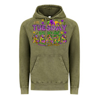 Vintage Olive On Tuesday we wear beads Vintage Hoodie - HowdyJamesFarm