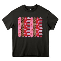 Asphalt valentine's day brushstrokes Heavy Core Tee - RanaPortraitStore