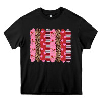 Black valentine's day brushstrokes Heavy Core Tee - RanaPortraitStore