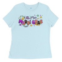 Baby Blue little miss mardi gras Ladies Tee - texasbilliewilder