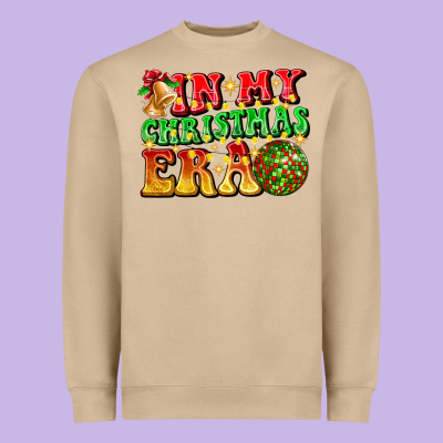 Inmy Christmas Era Heavyweight Sweatshirt Designed By Cowhidedigitalart