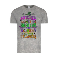 Cloud Rock witches monsters goblins and screams its almost halloween Vintage Tee - CowGirlArtShop
