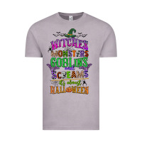 Vintage Zinc witches monsters goblins and screams its almost halloween Vintage Tee - CowGirlArtShop