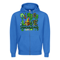 True Royal nurses love shenanigans st patricks day Zipper Hoodie - Artiststas