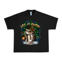Black let it snow Urban Heavy Tee - CowGirlArtShop