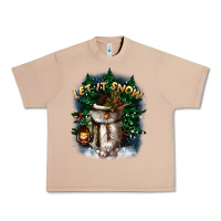 Burro let it snow Urban Heavy Tee - CowGirlArtShop
