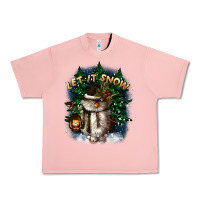 Salmon let it snow Urban Heavy Tee - CowGirlArtShop