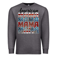 Charcoal Heather american mama Premium Sweatshirt - BarkalooDesign
