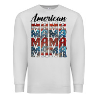 Dove Grey american mama Premium Sweatshirt - BarkalooDesign